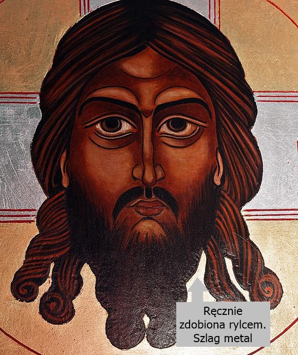 Mandylion ikona malowana na desce