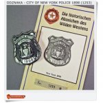 Odznaka City of New York POLICE 1898 (1253)