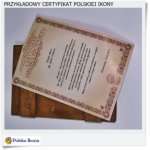Polska ikona patronka górników Św. Barbara 20x30 cm 