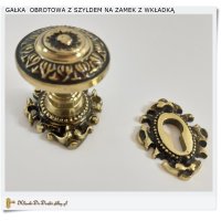 Gałka do drzwi z wkładką bezpieczeństwa