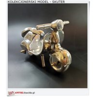 Metalowa figurka skuter