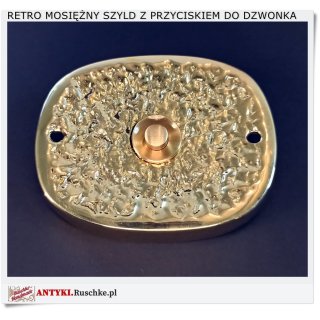 Złoty przycisk do dzwonka