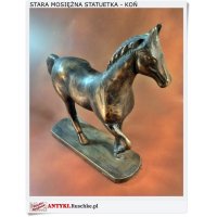 Mosiężna statuetka konia 