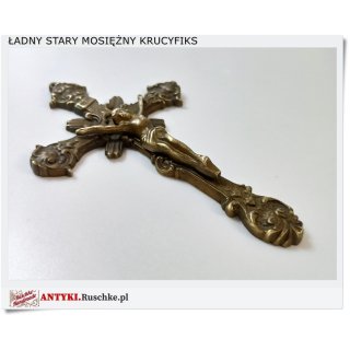 Antyk mosiężny krucyfiks